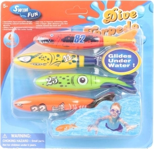 Cohetes de buceo acuáticos para niños – set de 4 uds.