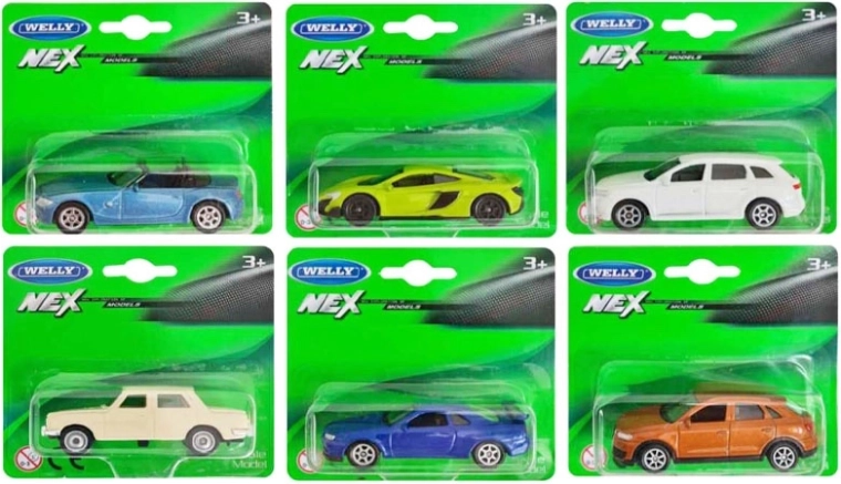 Modelo de coche Welly 1:60 mix - 1 pieza
