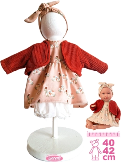 Llorens conjunto para muñeca New Born 40–42 cm, set de 4 piezas