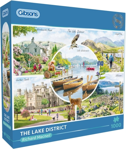 Puzzle Gibsons de la región de los lagos 1000 piezas