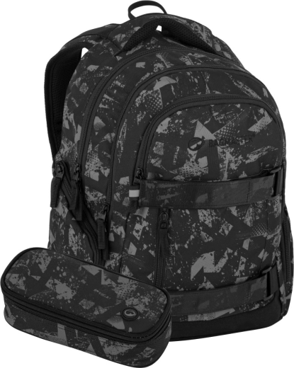 Set para estudiantes Bagmaster Nomad 25 negro-gris
