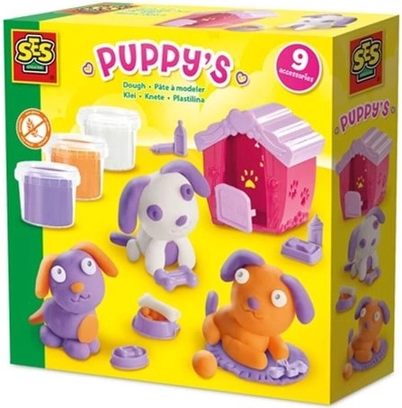SES Creative set de modelado de cachorritos