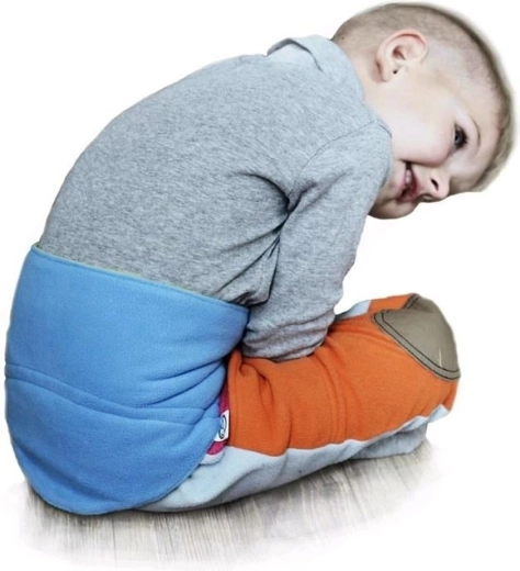 Cinturón lumbar infantil VG gris antracita y rosa para niños de 0 a 5 años