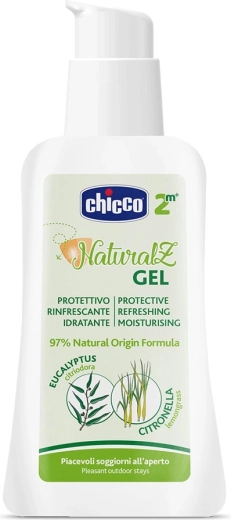 Gel protector y refrescante contra mosquitos Chicco NaturalZ 60 ml