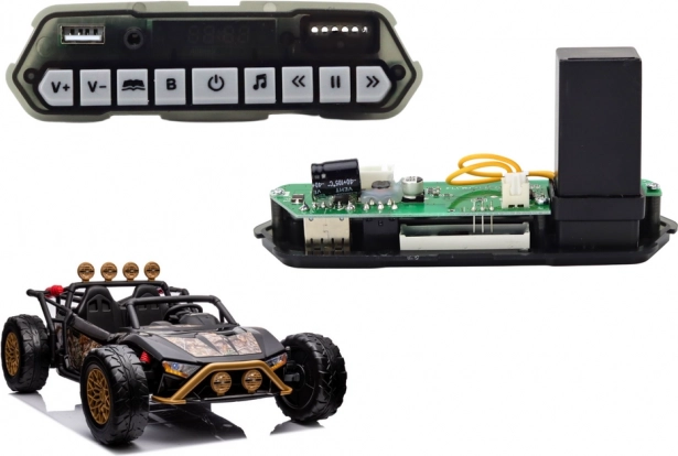 Panel musical 24V para coches eléctricos infantiles LEAN CARS