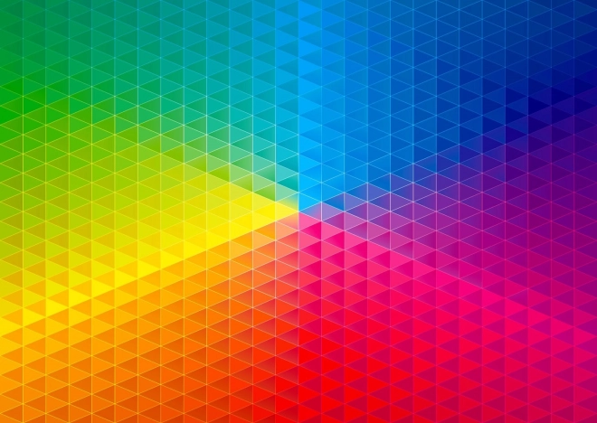 Enjoy puzzle Arcoíris caleidoscópico 1000 piezas
