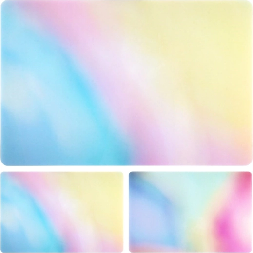 Mantel individual pastel para mesa 43,5 × 28,5 cm