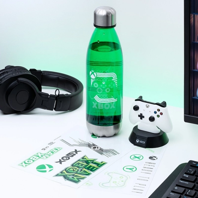 Set de regalo XBOX: botella, pegatinas y luz