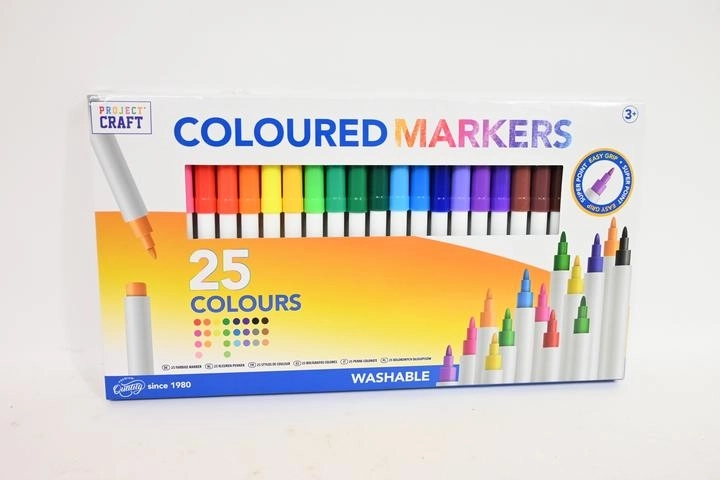 Rotuladores lavables para niños – set de 25 colores