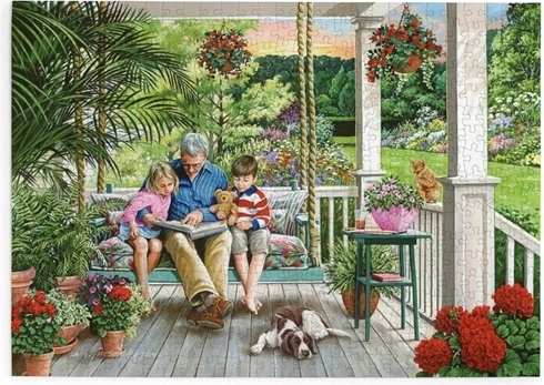 Puzzle House of Puzzles Hora del cuento, 500 piezas grandes