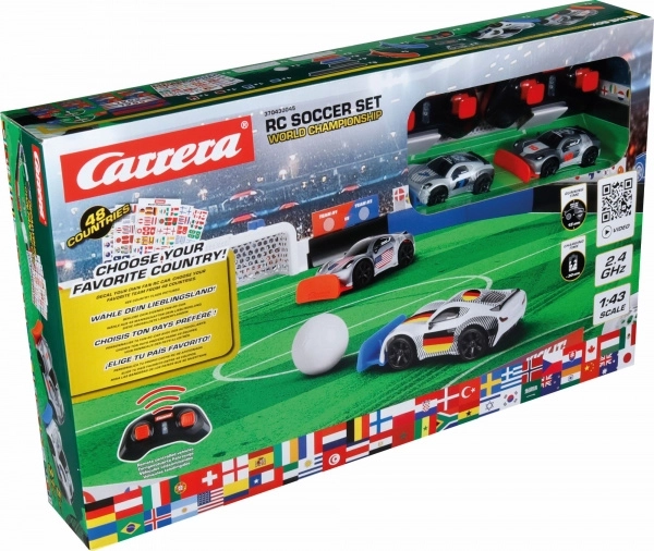 Set de fútbol Carrera RC Copa del Mundo