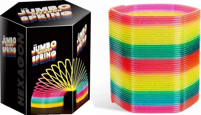 Espiral arcoíris jumbo hexagonal SPARKYS