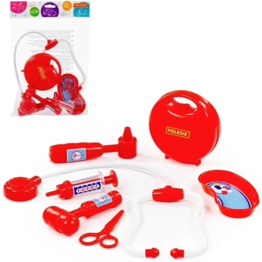 Set de médico infantil con maletín (7 piezas)