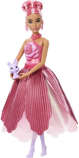 Barbie Petal Pop sorpresa floral – rosa roja