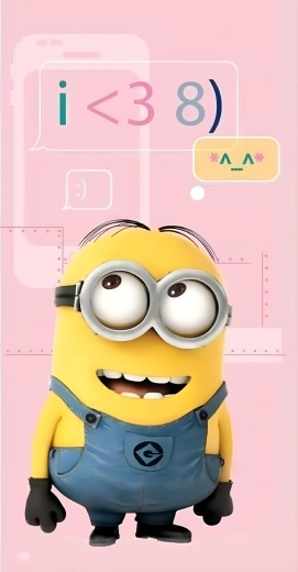 Toalla infantil de algodón Minions rosa 70 × 140 cm