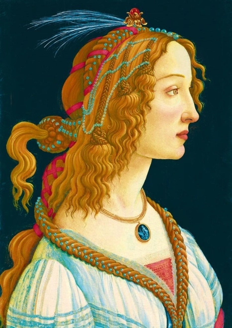 Puzzle Bluebird Retrato de una mujer joven 1000 piezas