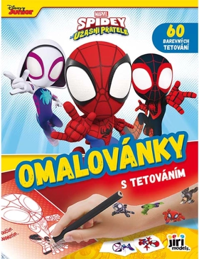 Libro para colorear con tatuajes Spidey
