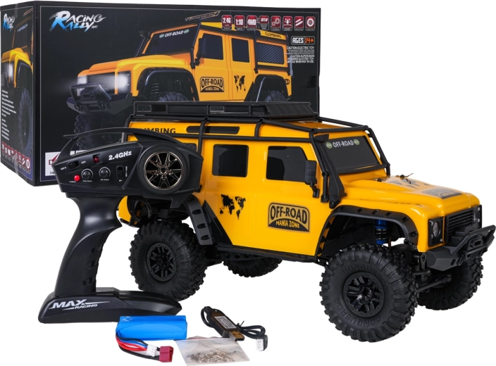 Coche RC todoterreno Climbing beast 4x4 1:10 color arena