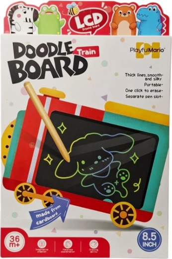 Tableta LCD para dibujar con forma de tren