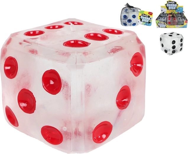 Dado de juego Sugar Mega elástico 7 cm (6 uds)