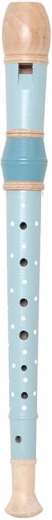Flauta de madera Jabadabado azul