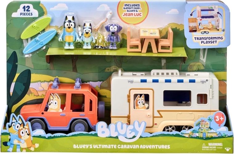 Set Bluey Cruiser con caravana