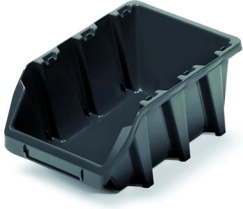 Caja de almacenamiento de plástico Bineer Long 120 × 77 × 60 mm negra