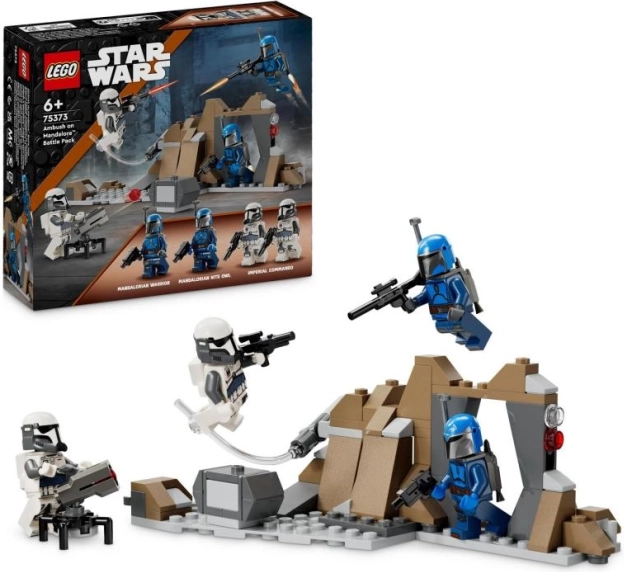 LEGO Star Wars 75373 Pack de batalla Emboscada en Mandalore