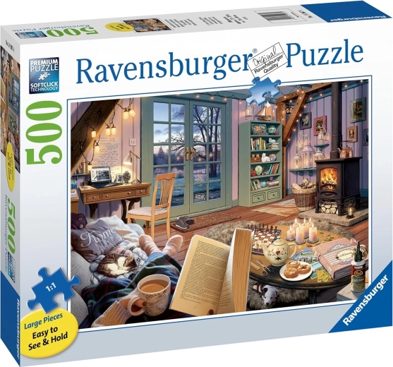 Puzzle Ravensburger Refugio acogedor XXL de 500 piezas