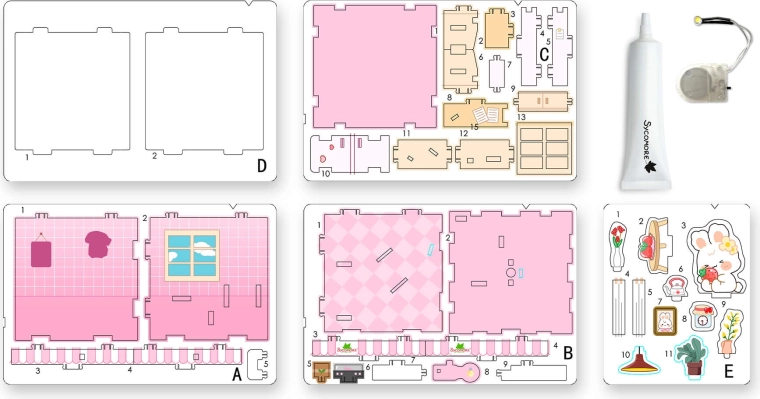 Mundo Chibi – mini box con conejito