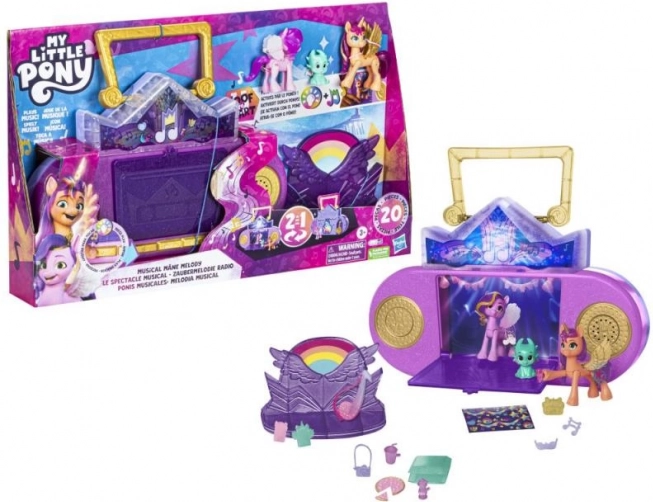 Set musical 2 en 1 de My Little Pony con la princesa Pipp