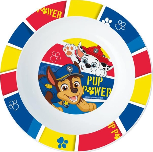 Cuenco de plástico PAW PATROL 16 cm azul