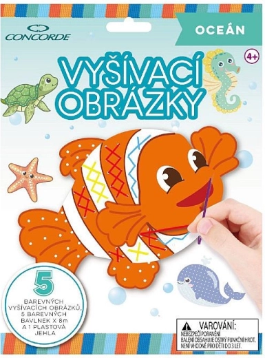 Kit de bordado Océano CONCORDE para niños