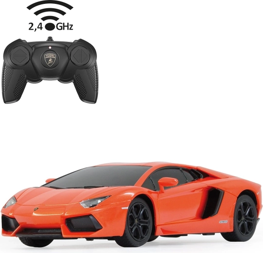 Coche teledirigido Lamborghini Aventador 1:24 naranja