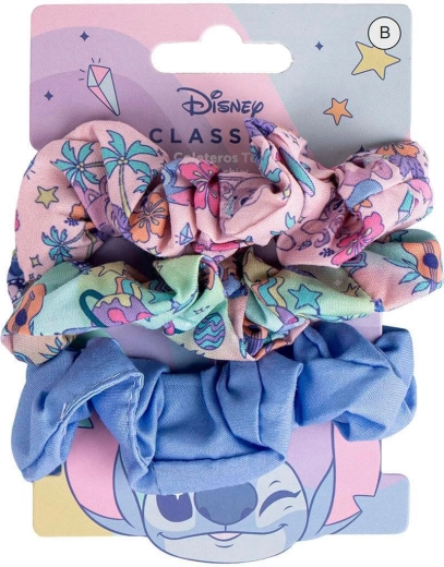 Set de gomas de tela para el pelo Disney Lilo & Stitch Stitch (3 uds.)