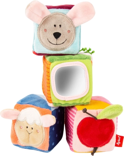 Sigikid set de cubos sensoriales suaves para bebés