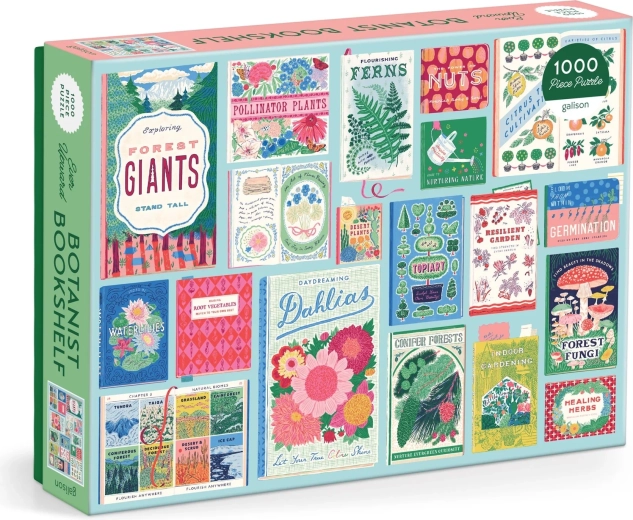 Puzzle Galison Biblioteca del botánico – Siempre hacia arriba, 1000 piezas