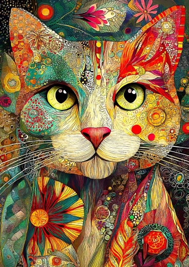 Puzzle Enjoy Gata Artie de 1000 piezas