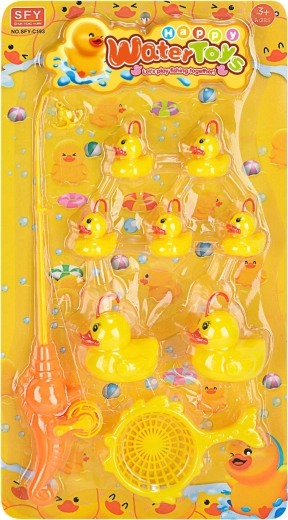 Juego para la bañera – pesca y captura de patitos
