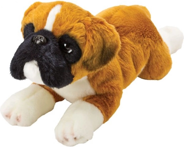 Perro de peluche bóxer 35 cm