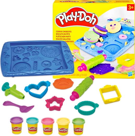 Play-Doh galletas dulces – set creativo con 5 colores y accesorios