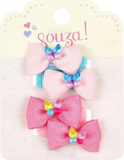 Souza! Gomas para el cabello Leonore con lazo - 4 unidades