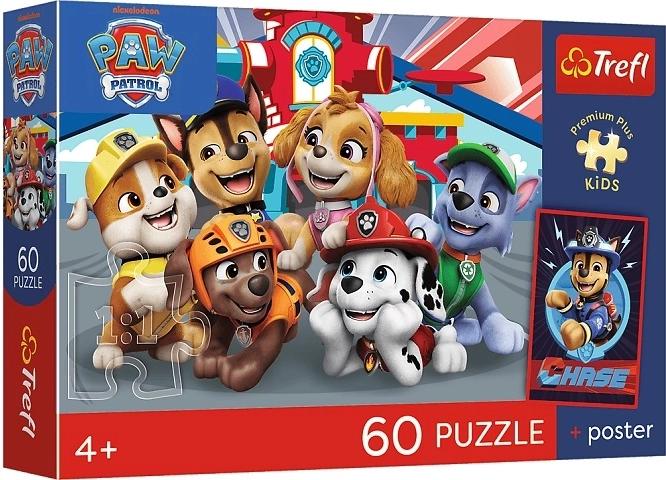 Puzle infantil Premium Plus Kids "Tarde de perros" 60 piezas