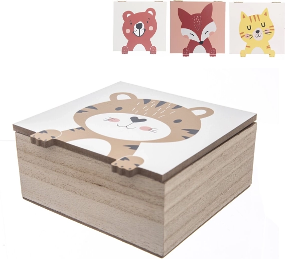 Caja infantil para la merienda de plástico 15 × 15 × 7 cm (mix de motivos)