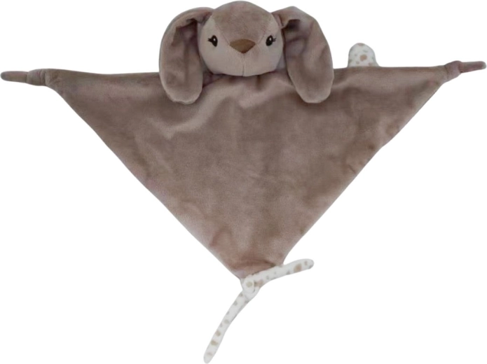 Manta de apego Carlo Baby con manta de fleece y conejito - 1 unidad