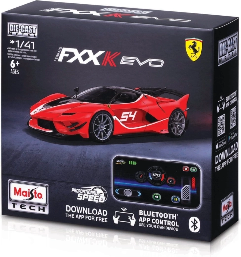 Maisto RC Ferrari FXX-K EVO rojo 1:41 con luces