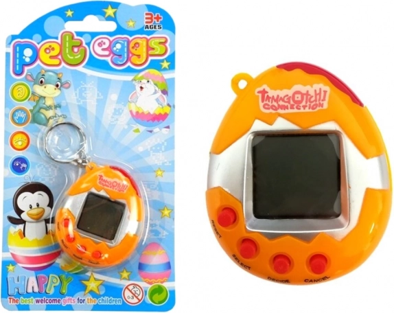 Tamagotchi en huevo – mascota electrónica, naranja