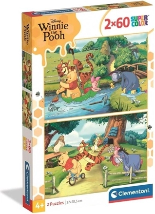 Puzzle Clementoni 2×60 piezas Winnie the Pooh