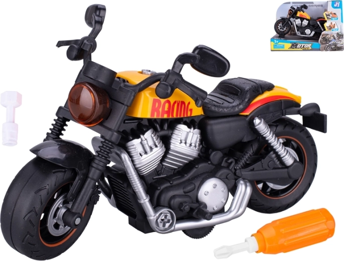Motocicleta de carreras desmontable con destornillador con volante de inercia 22 cm