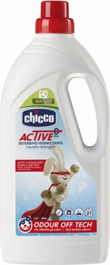 Chicco gel de lavado Active 1,5 l para bebés (27 lavados)
